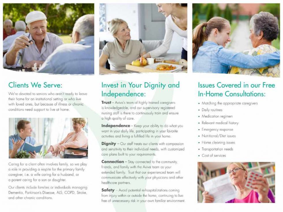 Aviva In-Home Care | OneStopGraphics